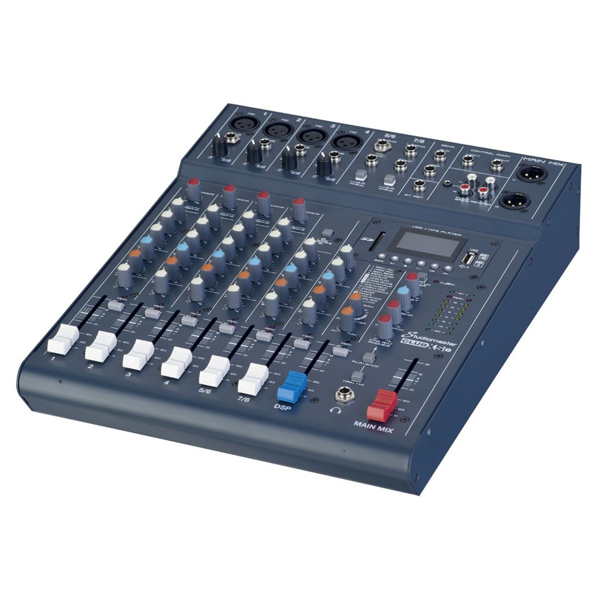 Studiomaster Club Xs 8 Compact Analog Mixer With Bluetooth In Stock