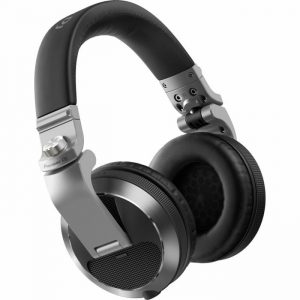 Pioneer HDJ-X7-S Professional DJ Headphones, Silver