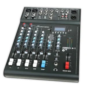 Studiomaster Club XS 6+ Compact Analog Mixer with Bluetooth