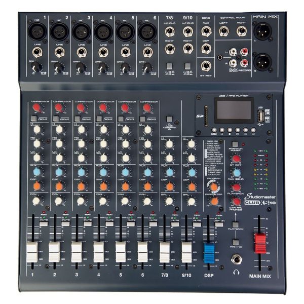 Studiomaster Club XS 10+ Compact Analog Mixer with Bluetooth - Image 2