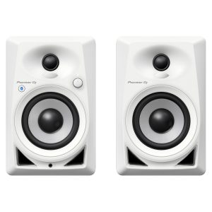 Pioneer DJ DM-40BT Desktop Monitor Speakers With Bluetooth, White