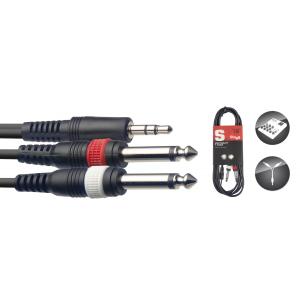 Stagg Y Cable Mini Jack Jack 3m