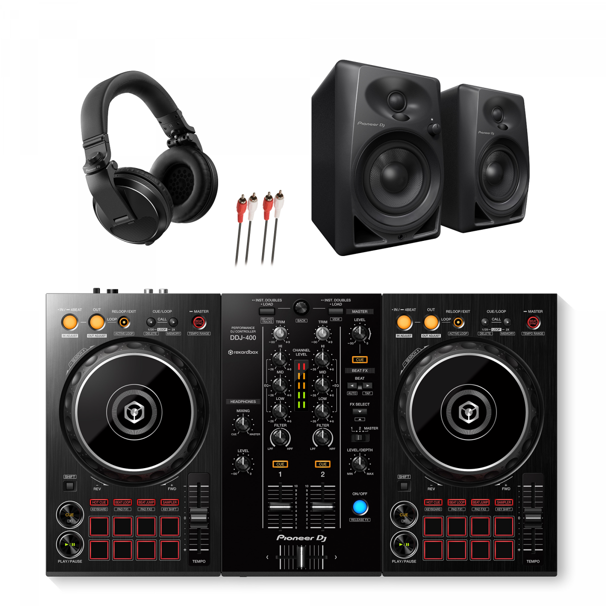 Pioneer ddj 400 подключение к звуковой карте