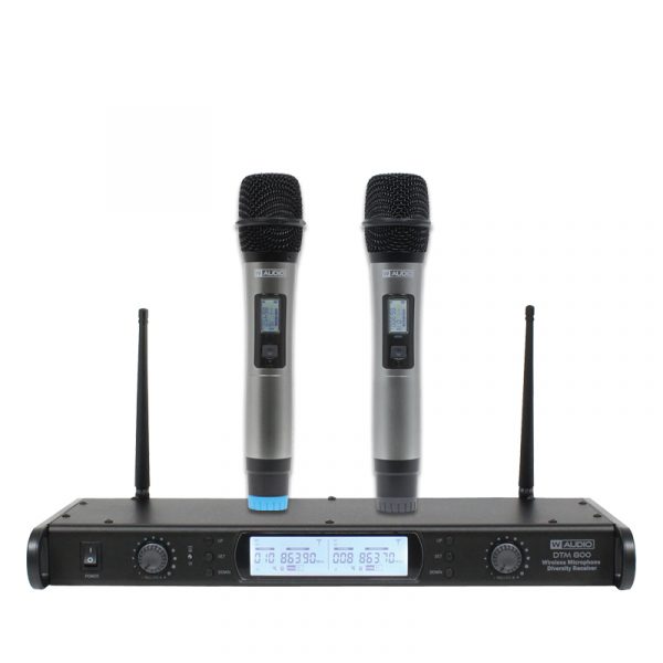 W Audio DTM 800H Twin Handheld Diversity System (863.0Mhz-865.0Mhz)