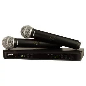 Shure BLX288UK/SM58-K3E Dual Handheld Wireless Microphone System