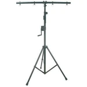 QTX Heavy Duty Lighting Stand With Winch & T-Bar