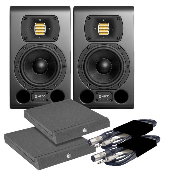 HEDD Type 05 MK2 Black Studio Monitors Bundle - techformusic