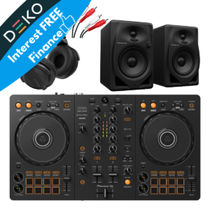 Pioneer DJ DDJ-FLX4 with DM-40D