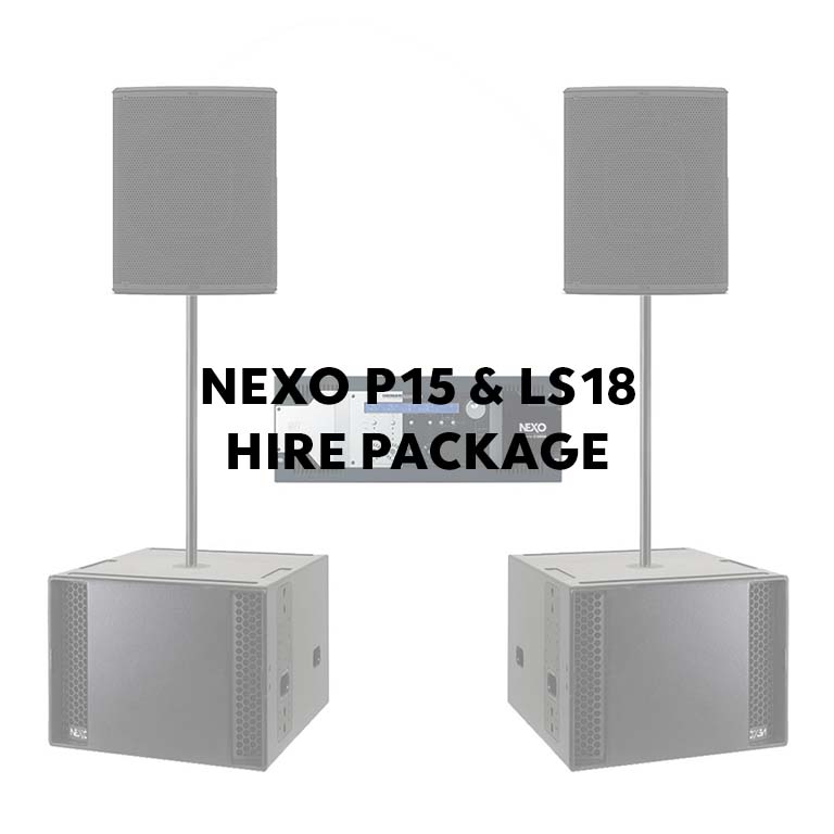Nexo P15 & LS18 Hire Package