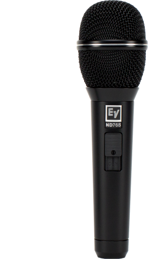 Electro-Voice ND76S Dynamic Cardioid Vocal Microphone with On/Off Switch