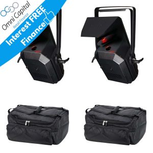 Equinox Helix Scan XP 150W Scanner (Pair with bags)
