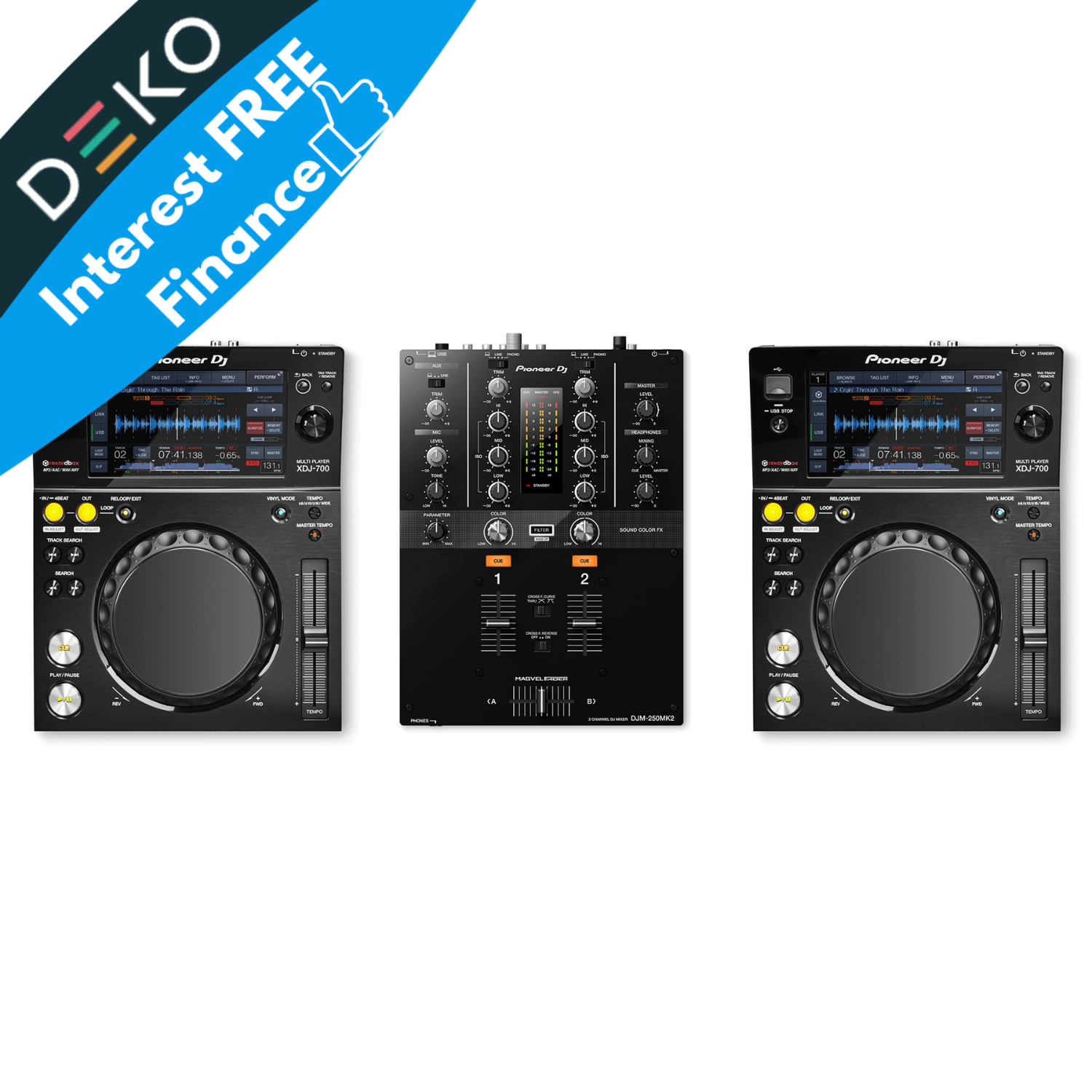 Technics SL-1210MK7 and Pioneer DJM-450 Package | Get In The Mix