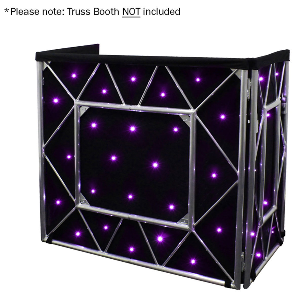 Equinox Truss Booth Quad LED Starcloth System