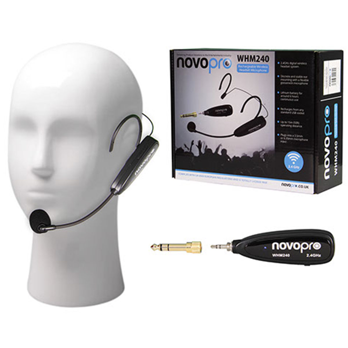 Novopro WHM240 Wireless Headset Mic System