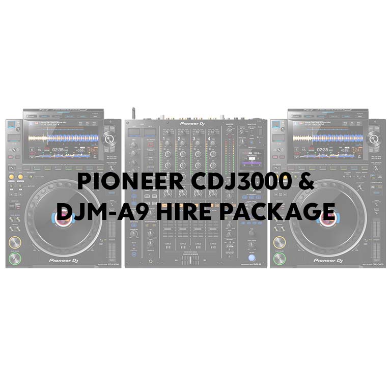 Pioneer DJ CDJ3000 DJMA9 Hire Package Thumbnail