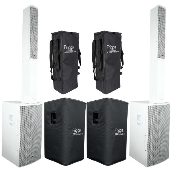 DAP Frigga Active Column PA System (White Package)