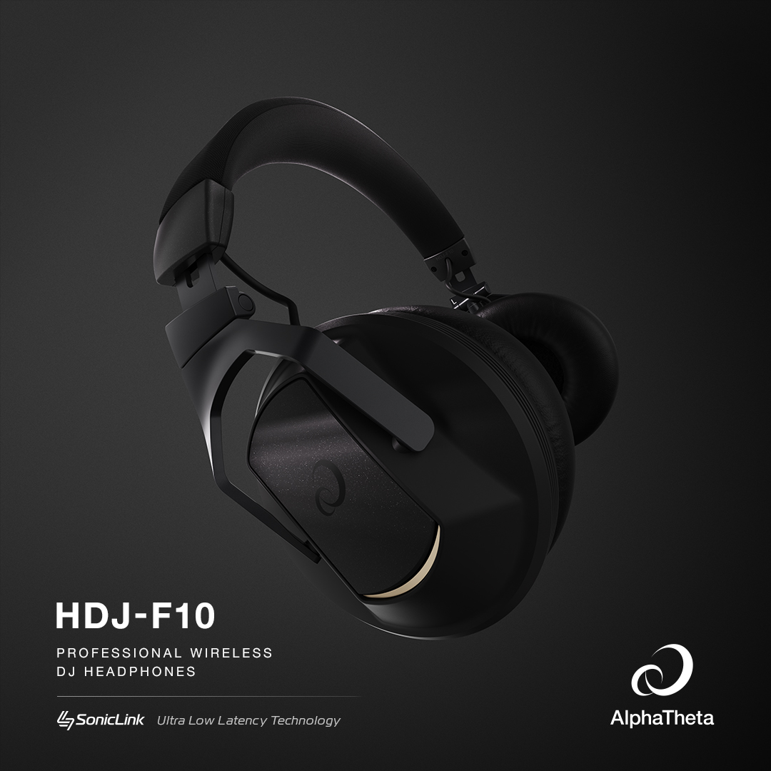 The AlphaTheta HDJ-F10 wireless headphones