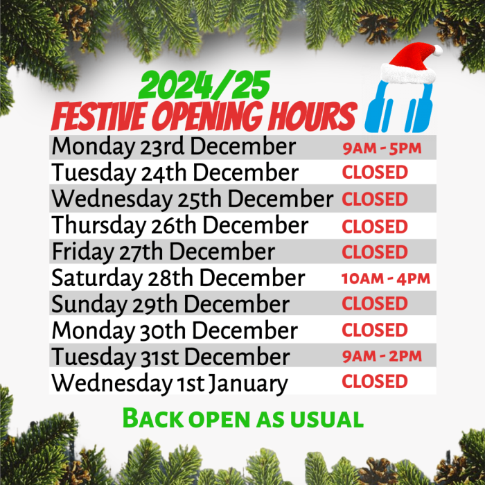 Opening Hours