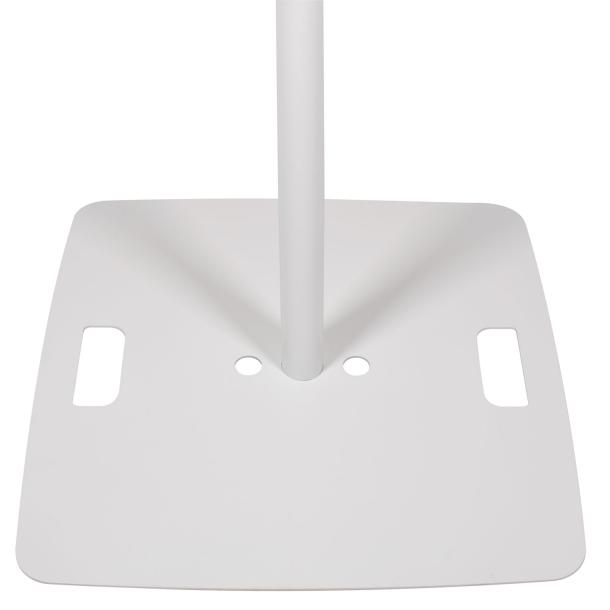 QTX Speaker Stand With Square Base White - Image 2